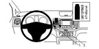 Brodit ProClip 854562 voor Seat Alhambra 2011-2019 en Volkswagen Sharan 2011-2022 - productfoto zwarte ABS montagebasis