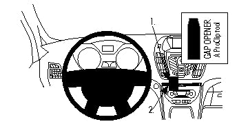 Brodit ProClip 854570 voor Ford Kuga 2013-2016, Ford Grand C-Max 2011-2018 en Ford C-Max 2011-2018 - montagefoto 6