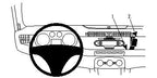 Brodit ProClip 854585 voor Alfa Romeo Giulietta 2010-2013 - productfoto zwarte ABS montagebasis
