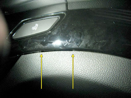 Brodit ProClip 854603 voor Chevrolet Orlando 2011-2014 - montagepositie op dashboard