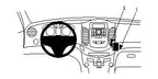 Brodit ProClip 854603 voor Chevrolet Orlando 2011-2014 - productfoto zwarte ABS montagebasis
