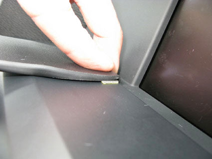 Brodit ProClip 854607 voor BMW X3 2011-2014 - detail van dashboardmontage