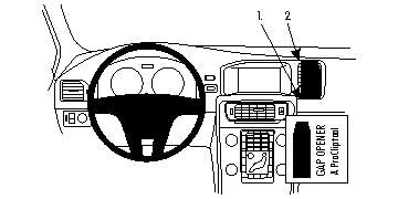 Brodit ProClip 854614 voor Volvo V60 2011-2018 en Volvo S60 2011-2018 - montagefoto 7