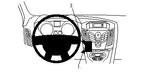 Brodit ProClip 854619 voor Ford Focus 2011-2014 en Ford Focus 2012-2014 - productfoto zwarte ABS montagebasis