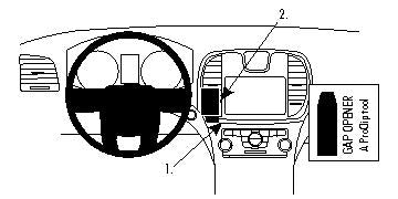 Brodit ProClip 854647 voor Chrysler 300S 2011-2014, Chrysler 300C 2011-2014 e.a. - montagefoto 6
