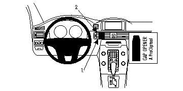 Brodit ProClip 854672 voor Volvo XC70 2012-2016, Volvo V70 II 2012-2016 en Volvo S80 2012-2016 - montagefoto 6