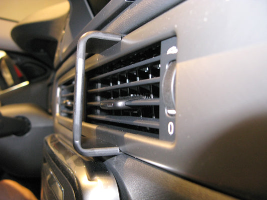 Brodit ProClip 854676 voor Volvo XC70 2012-2016, Volvo V70 II 2012-2016 en Volvo S80 2012-2016 - productfoto zwarte ABS montagebasis