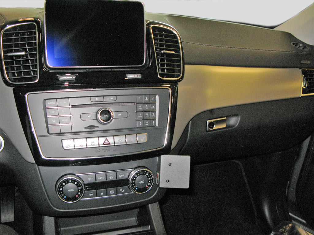 Brodit ProClip 854709 voor Mercedes Benz M-Class/ML 2012-2015, Mercedes Benz GLE-Class 2016-2019 en Mercedes Benz GL-Class 2013-2019 - productfoto zwarte ABS montagebasis
