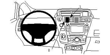 Brodit ProClip 854713 voor Toyota Prius v 2012-2014 en Toyota Prius + 2012-2014 - montagefoto 6