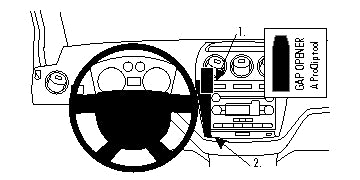 Brodit ProClip 854743 voor Ford Transit Connect 2012-2013 - montagefoto 6