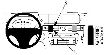 Brodit ProClip 854776 voor Lexus GS Series 2013-2020 - montagefoto 6
