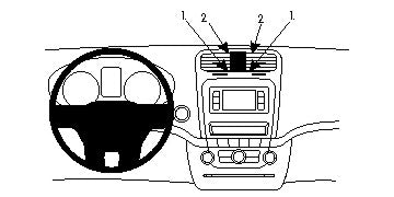 Brodit ProClip 854806 voor Dodge Journey 2011-2023 - montagefoto 7