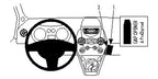 Brodit ProClip 854808 voor Ford Ka 2009-2016 - productfoto zwarte ABS montagebasis