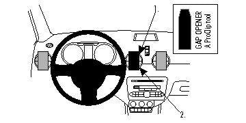 Brodit ProClip 854815 voor Audi A1 2011-2018 - montagefoto 8
