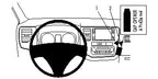 Brodit ProClip 854817 voor Mitsubishi Outlander 2013-2021 - productfoto zwarte ABS montagebasis