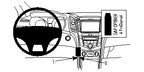 Brodit ProClip 854836 voor Hyundai Elantra GT 2012-2017 - productfoto zwarte ABS montagebasis
