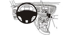 Brodit ProClip 854839 voor Dodge Dart 2013-2017 - productfoto zwarte ABS montagebasis
