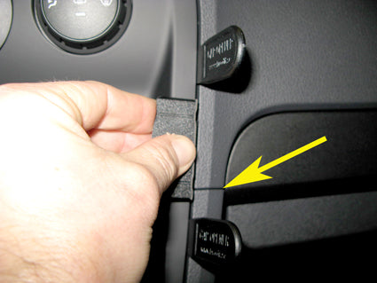 Brodit ProClip 854852 voor Mercedes Benz Citan 2013-2021 - montagepositie op dashboard