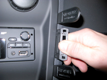 Brodit ProClip 854852 voor Mercedes Benz Citan 2013-2021 - ProClip geplaatst in het voertuig