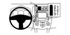 Brodit ProClip 854853 voor Toyota RAV 4 2011-2012 - productfoto zwarte ABS montagebasis