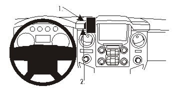 Brodit ProClip 854872 voor Ford Super Duty 2011-2016, Ford Raptor 2011-2016 e.a. - montagefoto 6