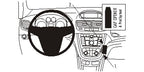 Brodit ProClip 854875 voor Buick Encore 2013-2016 en Opel Mokka 2013-2016 - productfoto zwarte ABS montagebasis