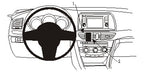 Brodit ProClip 854876 voor Mazda 6 2013-2014 - productfoto zwarte ABS montagebasis