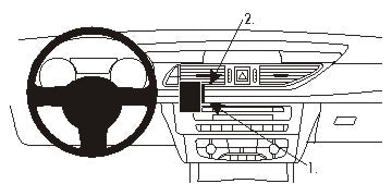 Brodit ProClip 854892 voor Audi S6 2011-2018 en Audi A6 2011-2018 - montagefoto 6