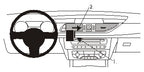 Brodit ProClip 854892 voor Audi S6 2011-2018 en Audi A6 2011-2018 - montagefoto 6
