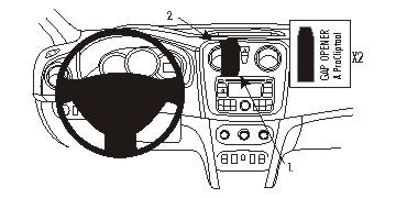 Brodit ProClip 854897 voor Dacia Sandero 2013-2021 en Dacia Logan 2013-2021 - montagefoto 6