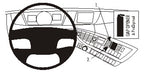 Brodit ProClip 854902 voor Volvo FH series 2013-2026 - productfoto zwarte ABS montagebasis
