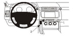 Brodit ProClip 854910 voor Land Rover Range Rover 2013-2021 - productfoto zwarte ABS montagebasis