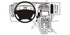 Brodit ProClip 854916 voor Buick Enclave 2013-2017 - productfoto zwarte ABS montagebasis