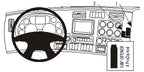 Brodit ProClip 854927 voor Kenworth T880-Series 2013-2018 en Kenworth T680-Series 2013-2018 - productfoto zwarte ABS montagebasis
