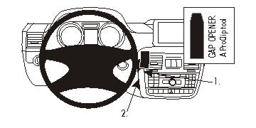 Brodit ProClip 854935 voor Mercedes Benz G-Class 2013-2018 - montagefoto 6