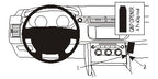 Brodit ProClip 854938 voor Land Rover Range Rover Sport 2014-2022 - productfoto zwarte ABS montagebasis
