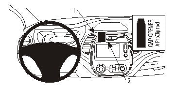 Brodit ProClip 854941 voor Renault Captur 2014-2017 - montagefoto 7