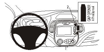Brodit ProClip 854942 voor Renault Captur 2014-2017 - montagefoto 6