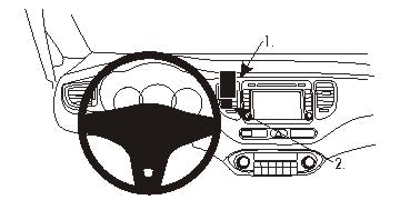 Brodit ProClip 854948 voor Kia Carens IV 2014-2020 - montagefoto 6
