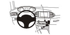 Brodit ProClip 854952 voor Peugeot 308 2014-2021 - productfoto zwarte ABS montagebasis