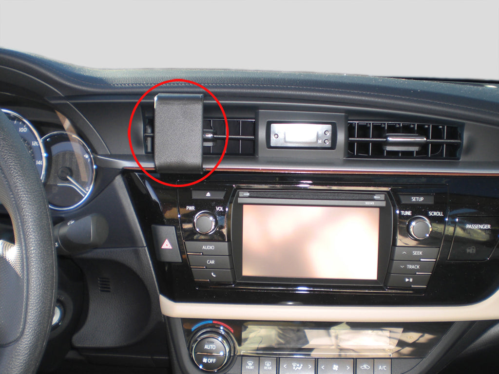 Brodit ProClip 854955 voor Toyota Corolla 2014-2015 - productfoto zwarte ABS montagebasis