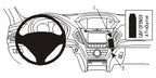 Brodit ProClip 854959 voor Acura MDX 2014-2021 - productfoto zwarte ABS montagebasis