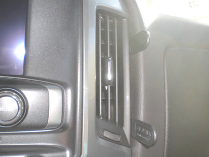 Brodit ProClip 854961 voor Chevrolet Silverado 2500/3500 Series 2015-2019, Chevrolet Silverado 1500 Series 2014-2018 e.a. - montagepositie op dashboard
