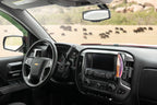 Brodit ProClip 854961 voor Chevrolet Silverado 2500/3500 Series 2015-2019, Chevrolet Silverado 1500 Series 2014-2018 e.a. - productfoto zwarte ABS montagebasis