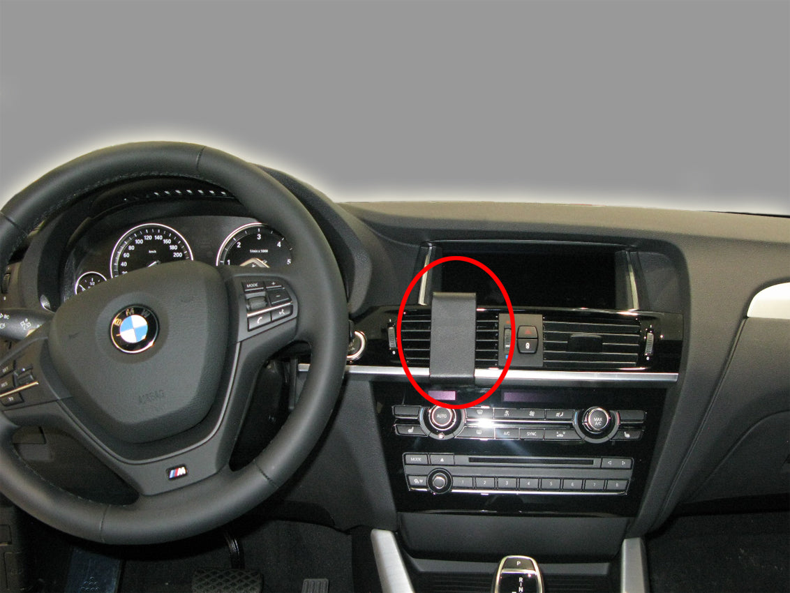Brodit ProClip 855044 voor BMW X4 2015-2018 en BMW X3 2015-2017 - productfoto zwarte ABS montagebasis