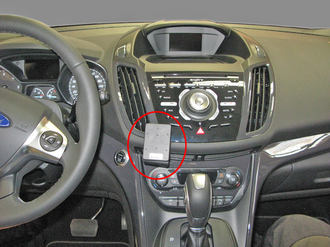 Brodit ProClip 855045 voor Ford Kuga 2014-2016 - productfoto zwarte ABS montagebasis