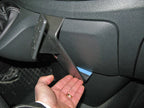 Brodit ProClip 855063 voor Mercedes Benz Vito 2015-2023 - detail van dashboardmontage