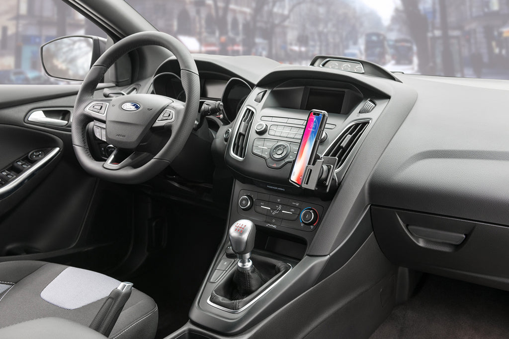 Brodit ProClip 855066 voor Ford Focus 2015-2018 - productfoto zwarte ABS montagebasis