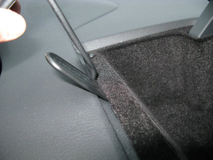 Brodit ProClip 855074 voor Volkswagen Golf Sportsvan 2015-2021 - montagepositie op dashboard