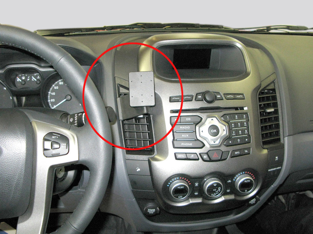 Brodit ProClip 855087 voor Ford Ranger 2012-2015 - productfoto zwarte ABS montagebasis